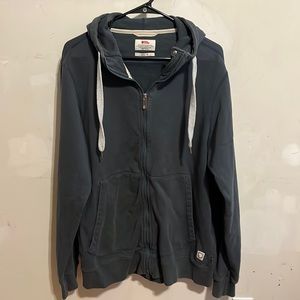 Fjallraven blue full zip hoody